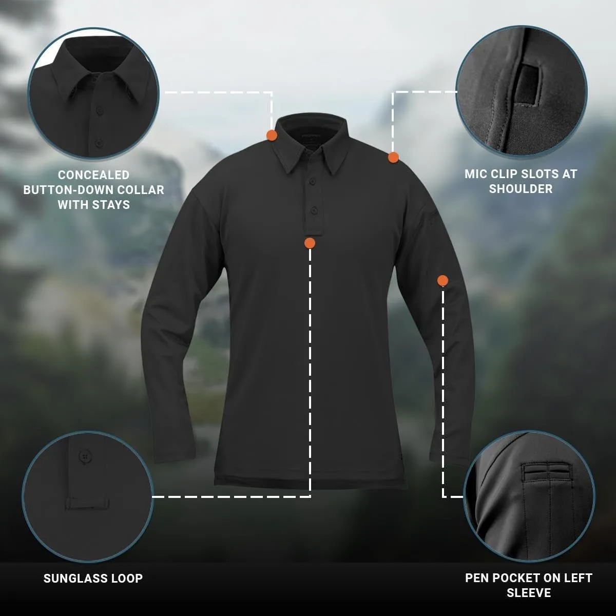 Men's Long Sleeve ICE Polo