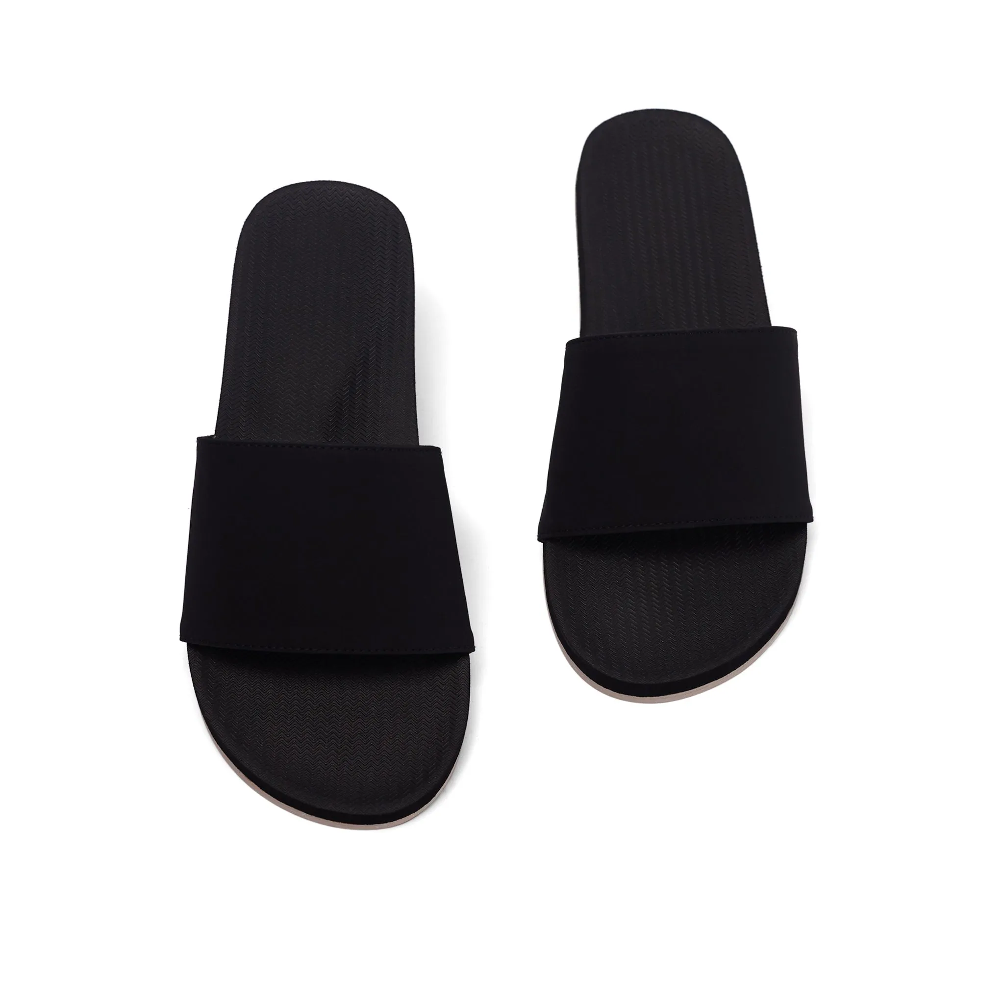 Men's Slides Sneaker Sole - Black/Sea Salt Sole