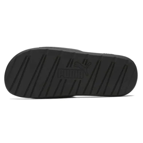 PUMA Men's Cool Cat 2.0 Slide Sandal Black red, 10