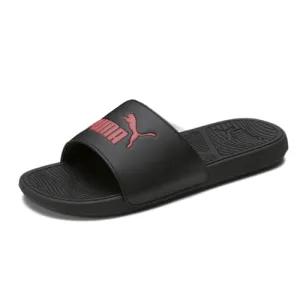 PUMA Men's Cool Cat 2.0 Slide Sandal Black red, 10