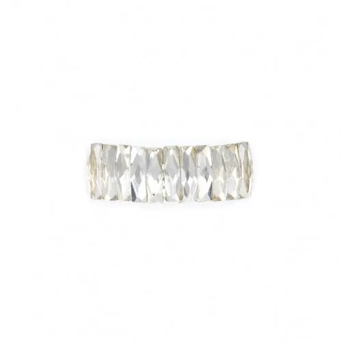 Pump Buckles - Iona - Crystal Clear Diamante