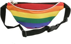 Rainbow Pride Fanny Pack Waist Bag Hip Belt Pouch Travel Purse Club-wear Punk
