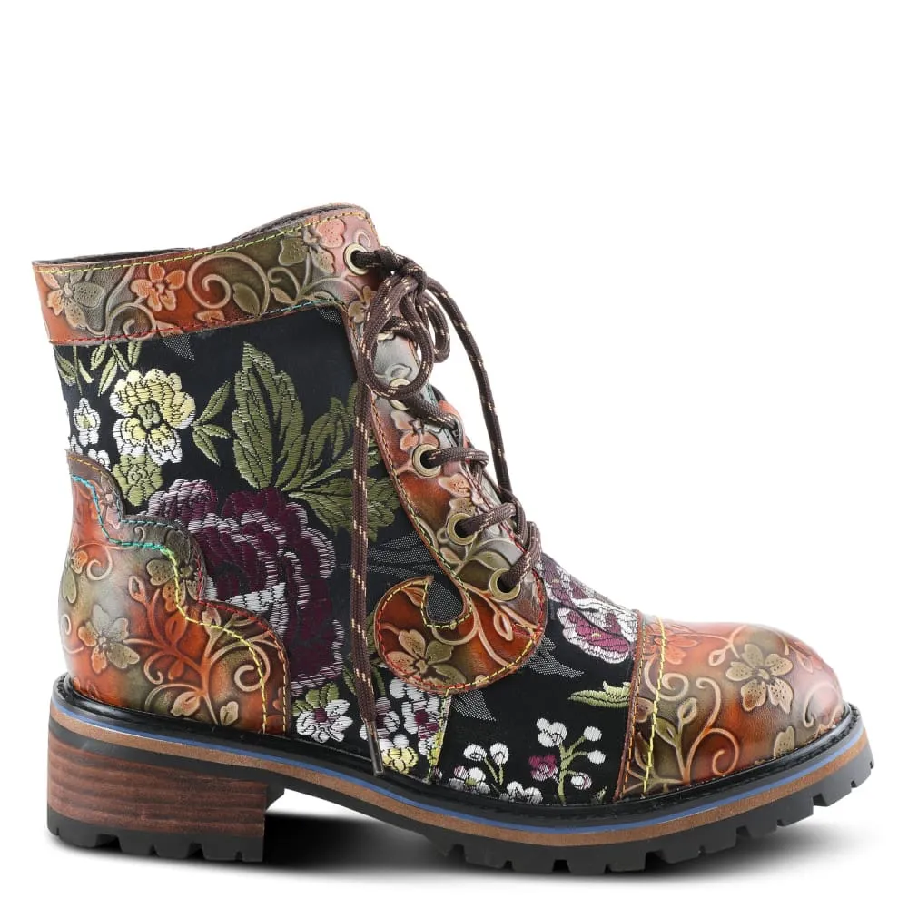 Spring Step Shoes L'Artiste Fantastic Women's Floral Leather High Top Boots