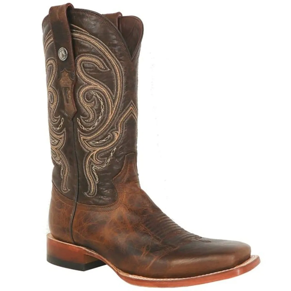 Tanner Mark Men's Tioga Square Toe Leather Boots Damiana Moka TM200733