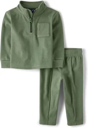 The Children's Place baby-boys And Toddler Sweatshirt and Sweatpant 2 Piece Outfit