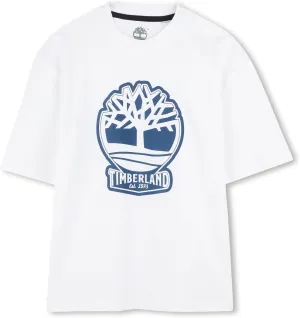 Timberland Kids Graphic Logo Short Sleeve T-Shirt