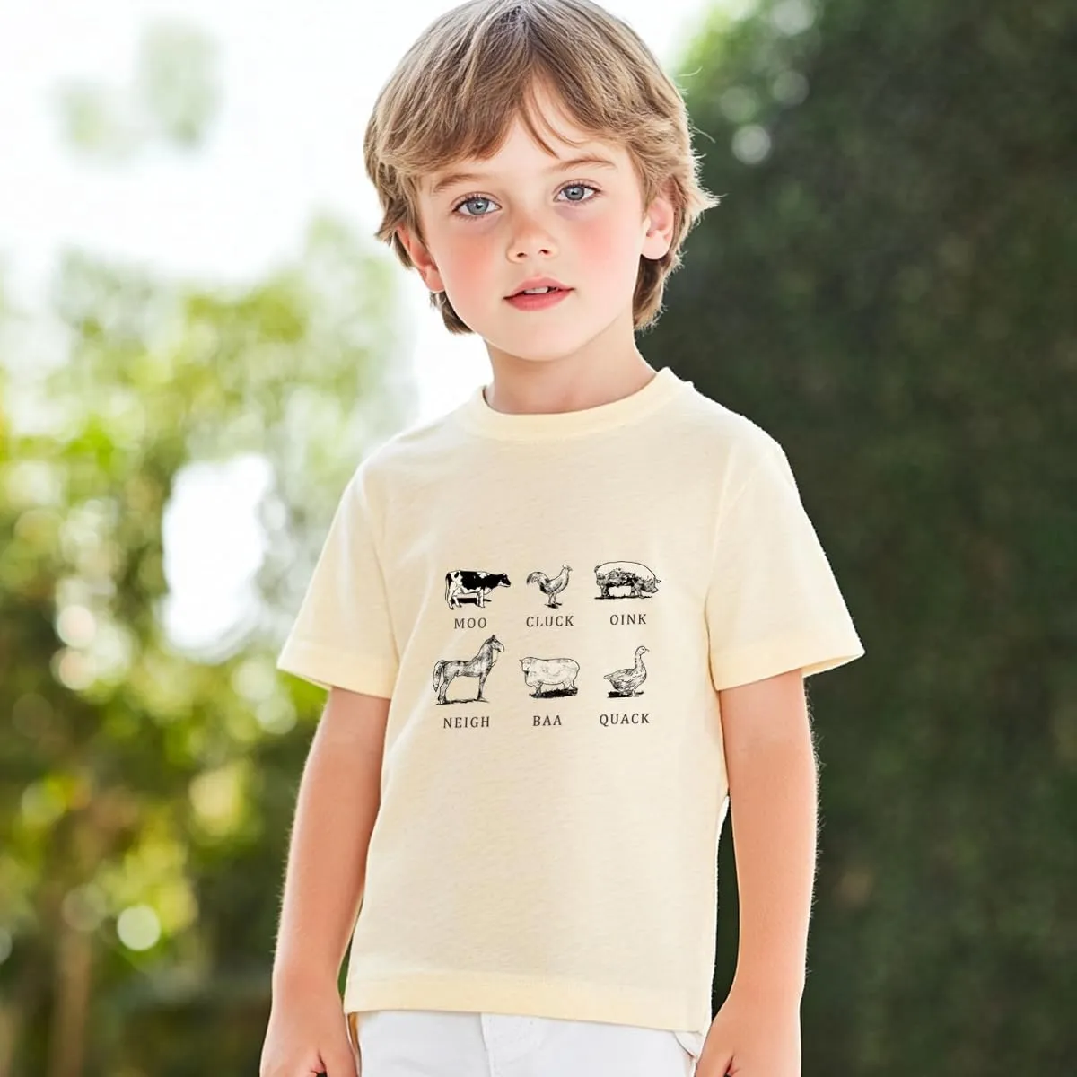 Toddler Boys Girls Shirt Silly Goose On The Loose Graphic Tee Tops Kids Funny Short Sleeve T-Shirt 2-7 Years