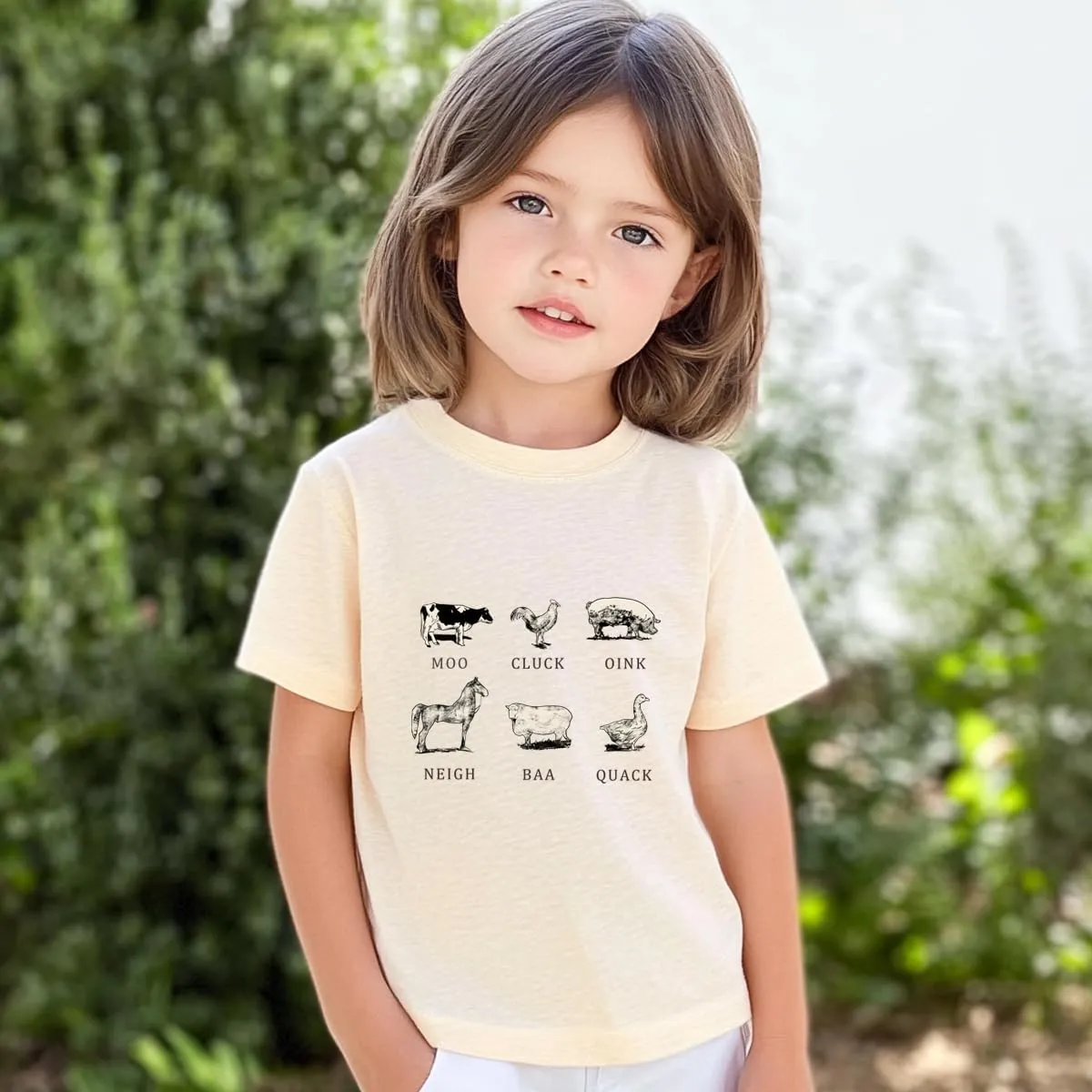 Toddler Boys Girls Shirt Silly Goose On The Loose Graphic Tee Tops Kids Funny Short Sleeve T-Shirt 2-7 Years