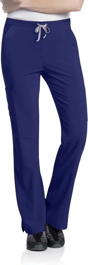 Urbane Women's Regular Performance Tailored Fit Stretch 6-Pkt Cargo Scrub Pants 9312