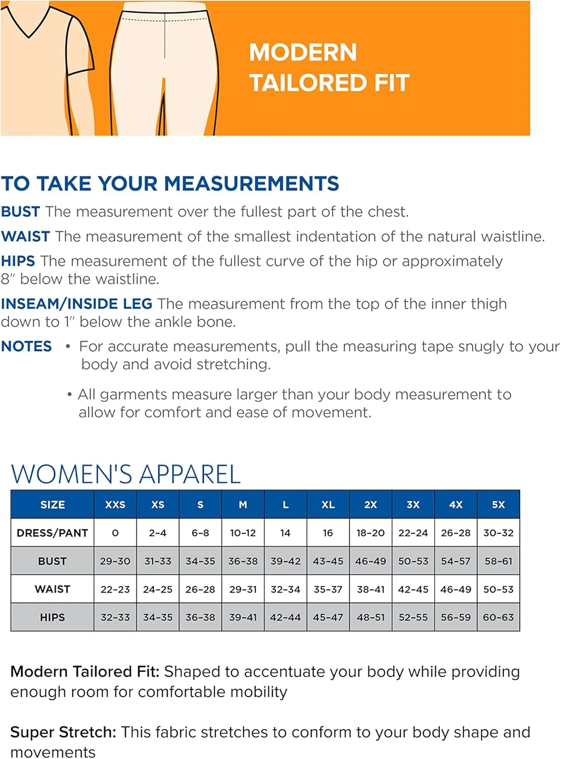 Urbane Women's Regular Performance Tailored Fit Stretch 6-Pkt Cargo Scrub Pants 9312