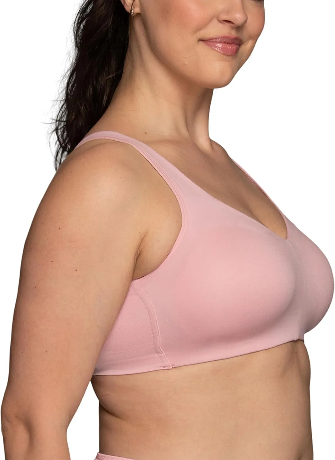 Vanity Fair Women's Beyond Comfort Wireless Bra, Convertible Straps & Flexible Fit, Simple Sizing Available S-3XL