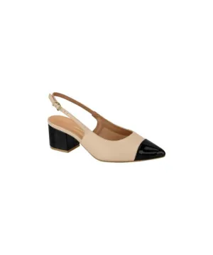 VIZZANO WOMEN HEELS IN BEIGE/BLACK