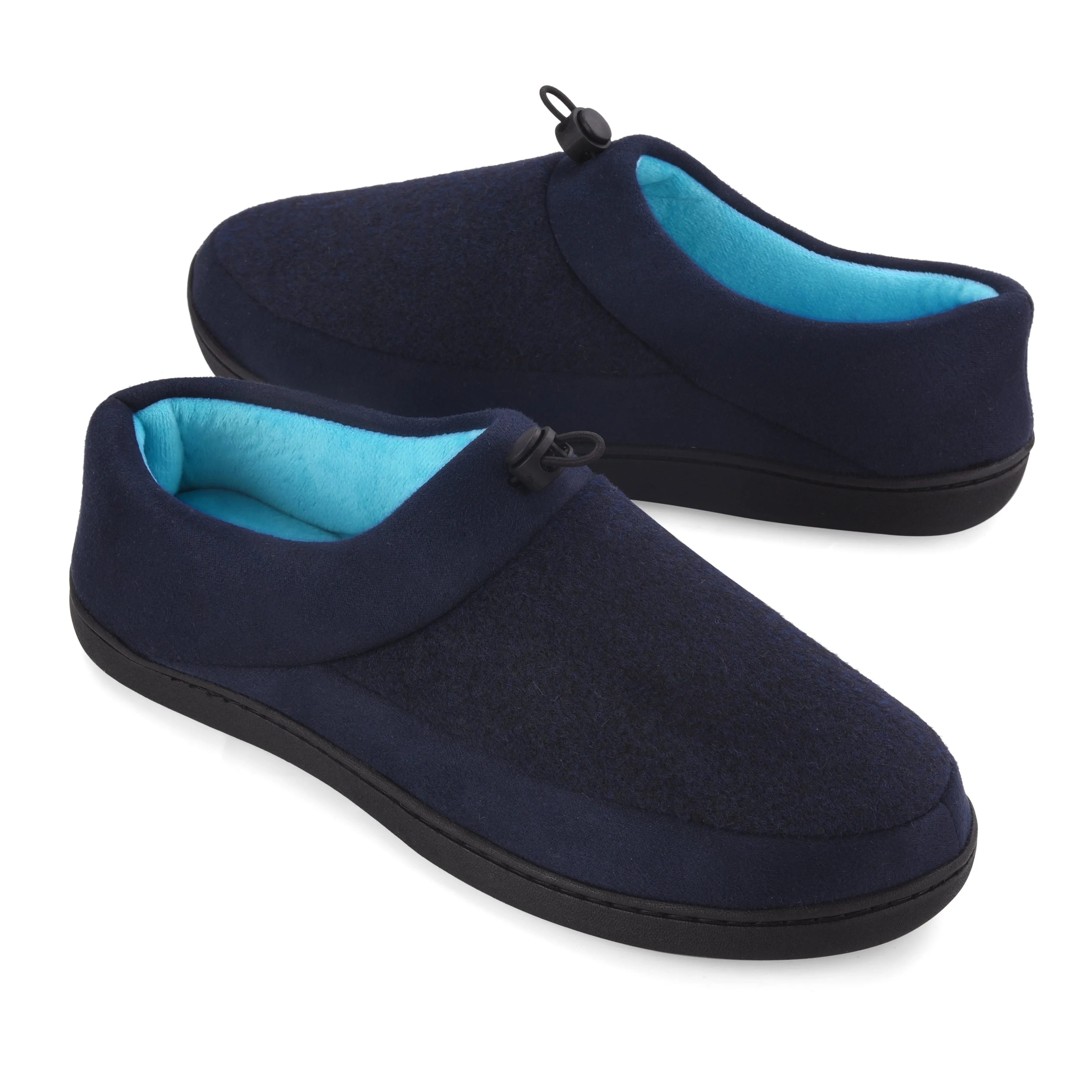 VONMAY Men's Slippers House Shoes Moccasin Warm Memory Foam Adjustable Indoor Outdoor